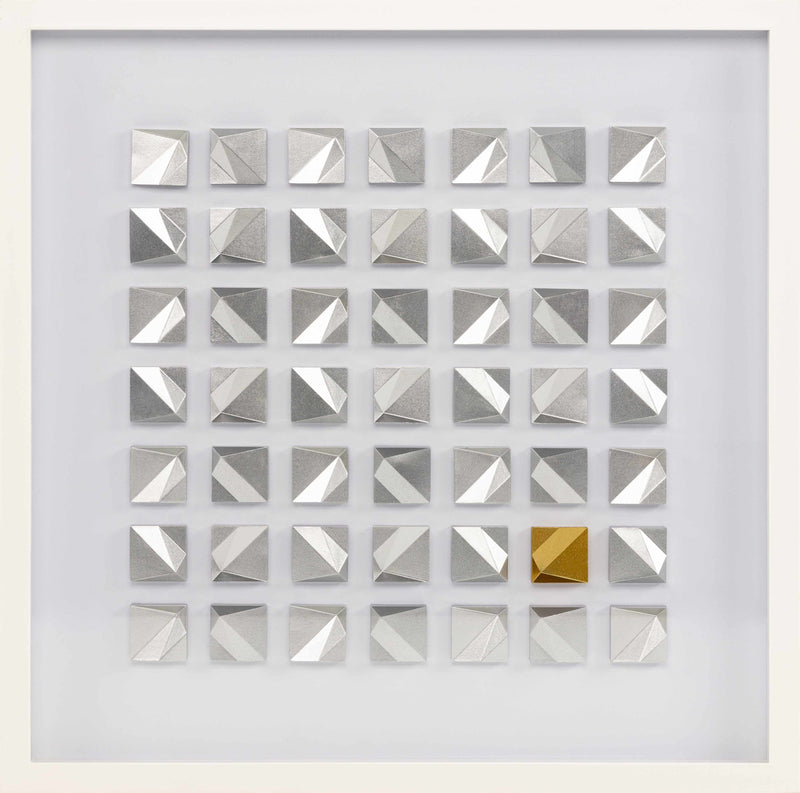 Mountainaire Silver Facet Wall Art