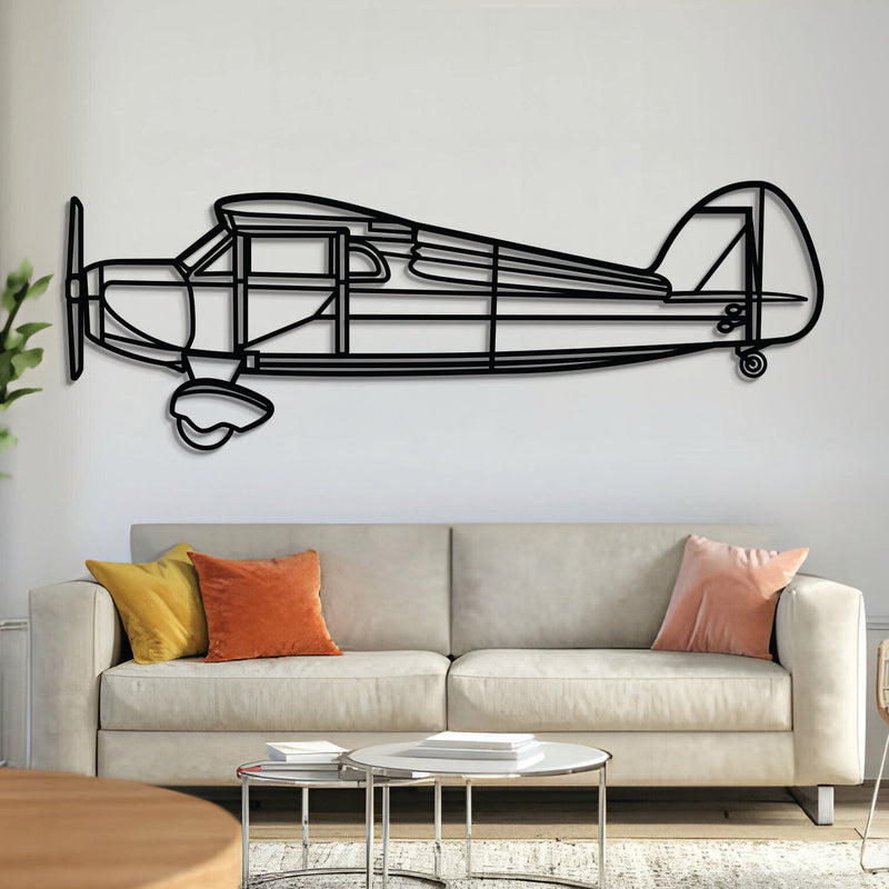 Model B Metal Aircraft Wall Art - NCP0587, front view