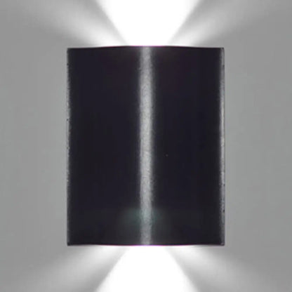 DecorBites™ Modern 1/2/3-Light Black Porch Wall Sconce with Wavy Metal Shade and Warm/White Lighting