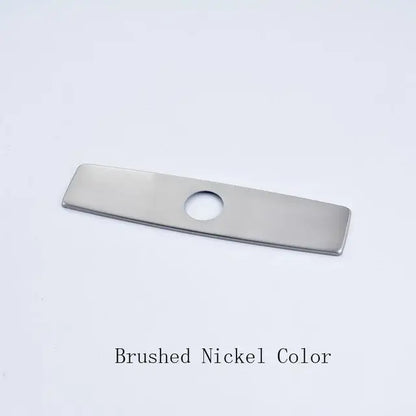 Modern 10 inch deck plate escutcheon kitchen bathroom sink hole cover