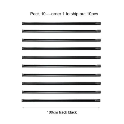 Modern 100cm black & white track for living room lighting