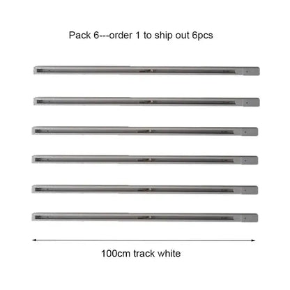 Modern 100cm black & white track for living room lighting