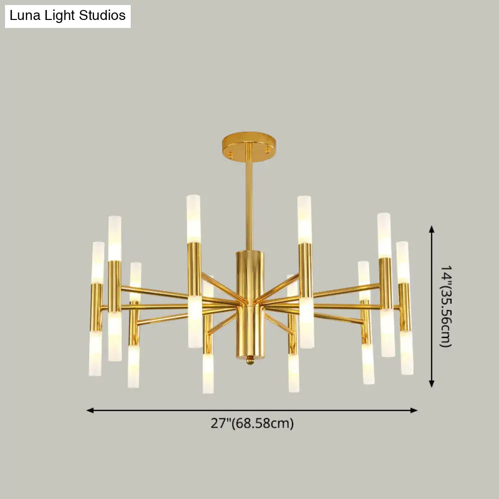 DecorBites™ Modern 20-Light Acrylic Ceiling Lamp for Dining Room or Kitchen Island