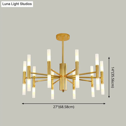 DecorBites™ Modern 20-Light Acrylic Ceiling Lamp for Dining Room or Kitchen Island