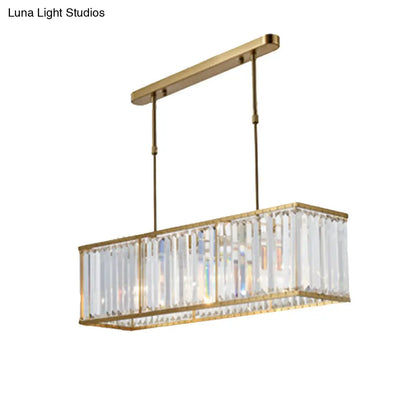 DecorBites™ Modern 3-Light Clear Crystal Chandelier for Bedroom and Dining Room