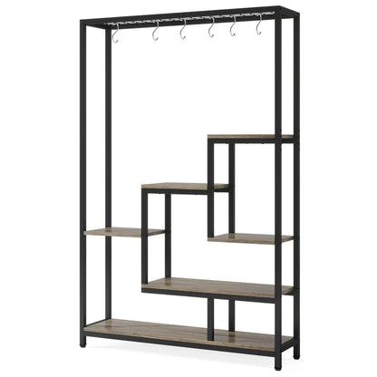 DecorBites™ Modern 5-Tier Tall Metal Plant Stand
