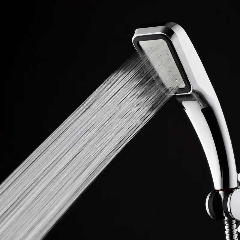 Modern abs chrome square rainfall shower head for bathroom