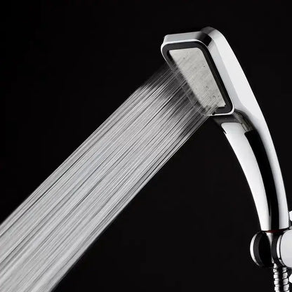 Modern abs chrome square rainfall shower head for bathroom