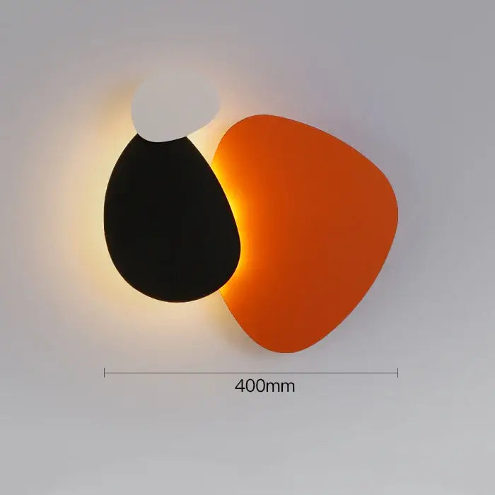 Modern abstract geometric art wall lamp for bedroom and living room