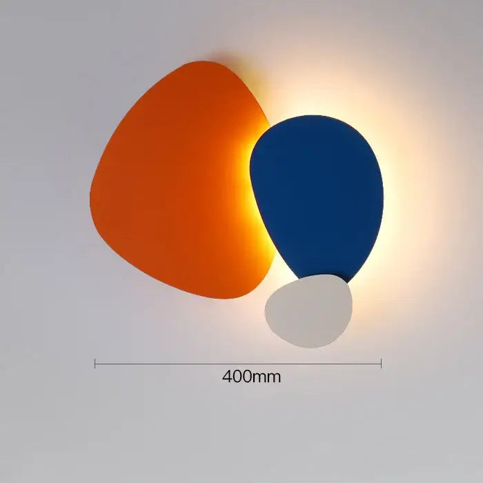 Modern abstract geometric art wall lamp for bedroom and living room