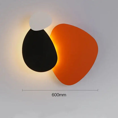 Modern abstract geometric art wall lamp for bedroom and living room
