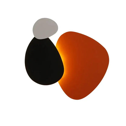 Modern abstract geometric art wall lamp for bedroom and living room