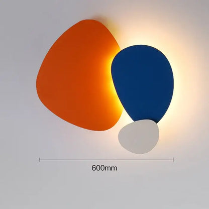 Modern abstract geometric art wall lamp for bedroom and living room