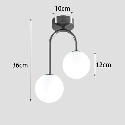 DecorBites™ Modern Acrylic Ball Ceiling Light for Home