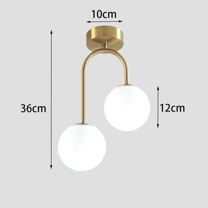DecorBites™ Modern Acrylic Ball Ceiling Light for Home
