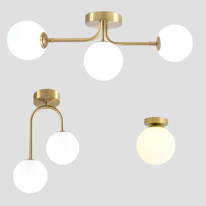 DecorBites™ Modern Acrylic Ball Ceiling Light for Home