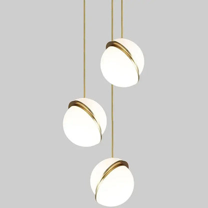 Modern acrylic ball pendant lamp for living room lighting