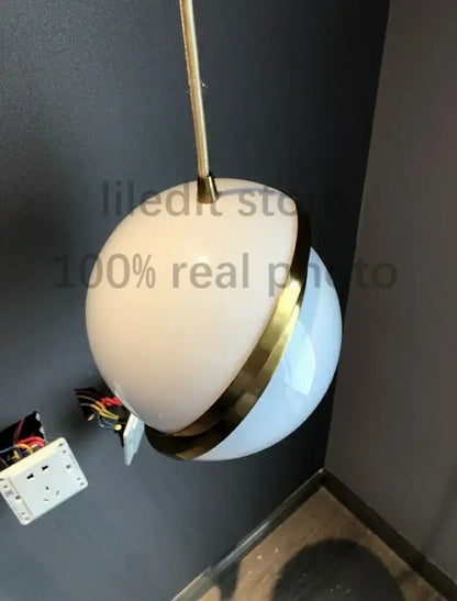 Modern acrylic ball pendant lamp for living room lighting