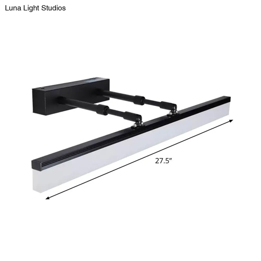 DecorBites™ Modern Acrylic LED Bar Light in Warm/White - 23.5"/27.5" Straight Wall Mount