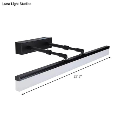 DecorBites™ Modern Acrylic LED Bar Light in Warm/White - 23.5"/27.5" Straight Wall Mount
