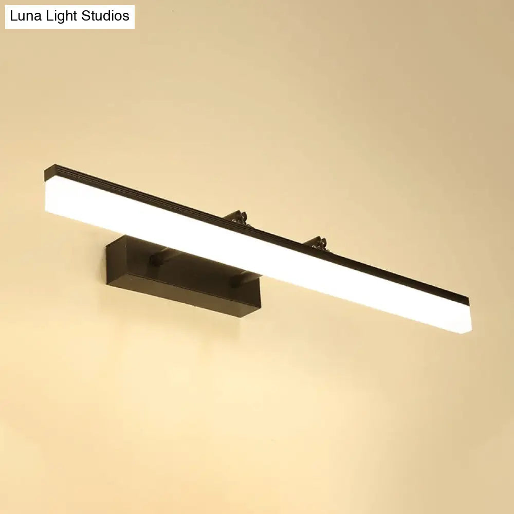 DecorBites™ Modern Acrylic LED Bar Light in Warm/White - 23.5"/27.5" Straight Wall Mount