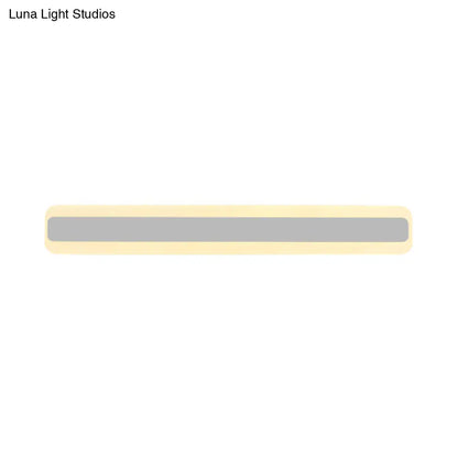 DecorBites™ Modern Acrylic LED Bathroom Vanity Lighting Fixture in Warm/White Light, 16"/19.5"/23.5" Wide