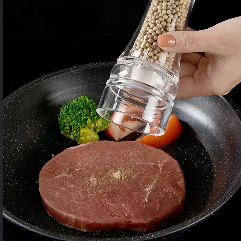 Modern acrylic manual pepper grinder kitchen spice mill shaker