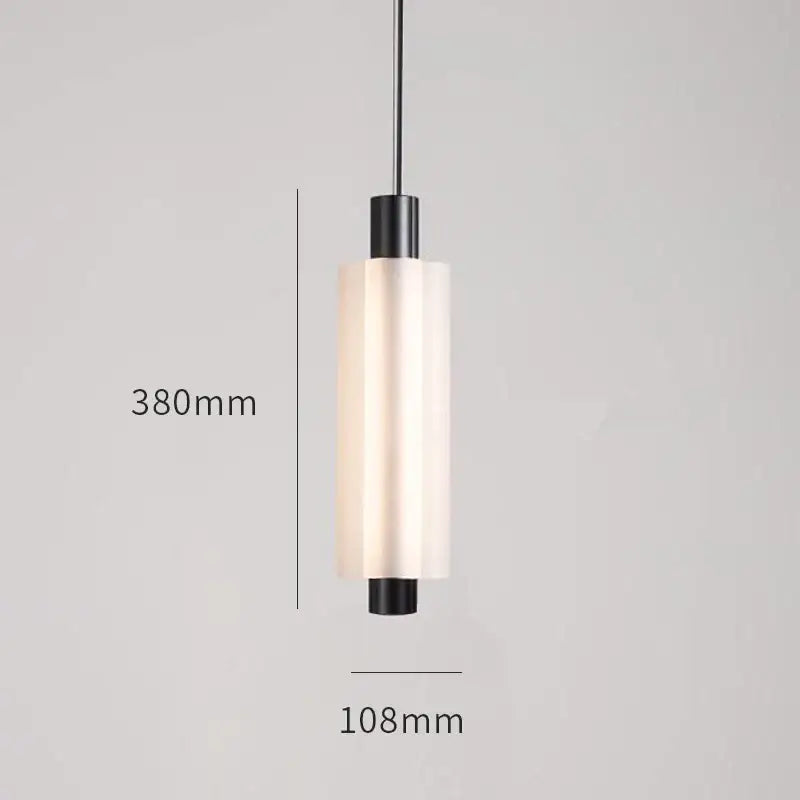 Modern acrylic minimalist pendant lights bedroom led lamp