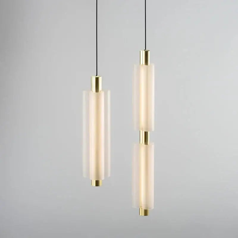 Modern acrylic minimalist pendant lights bedroom led lamp