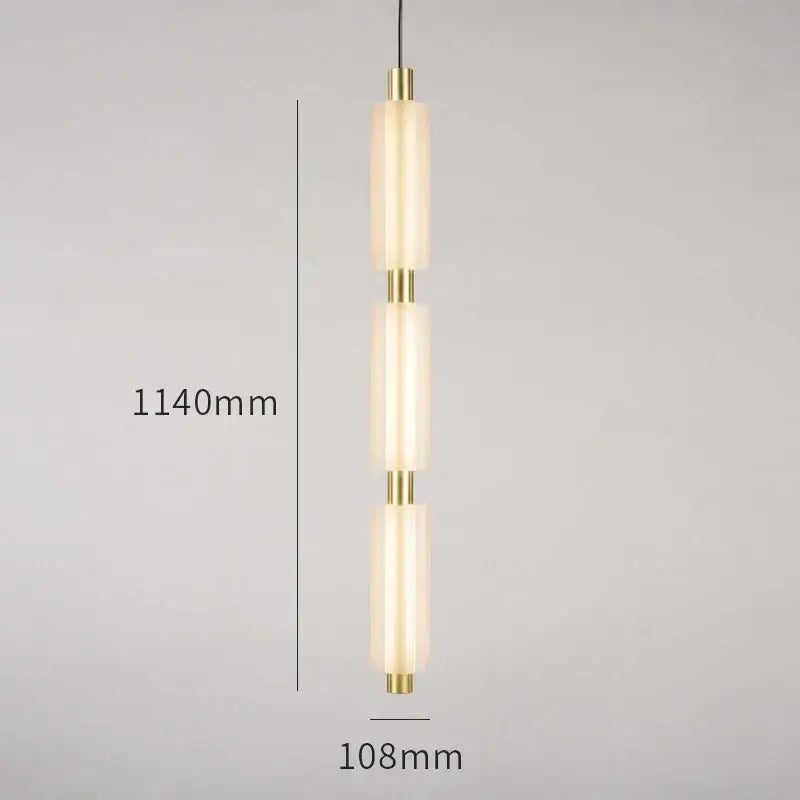 Modern acrylic minimalist pendant lights bedroom led lamp