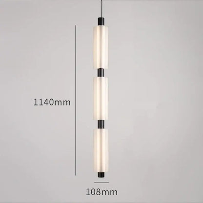 Modern acrylic minimalist pendant lights bedroom led lamp