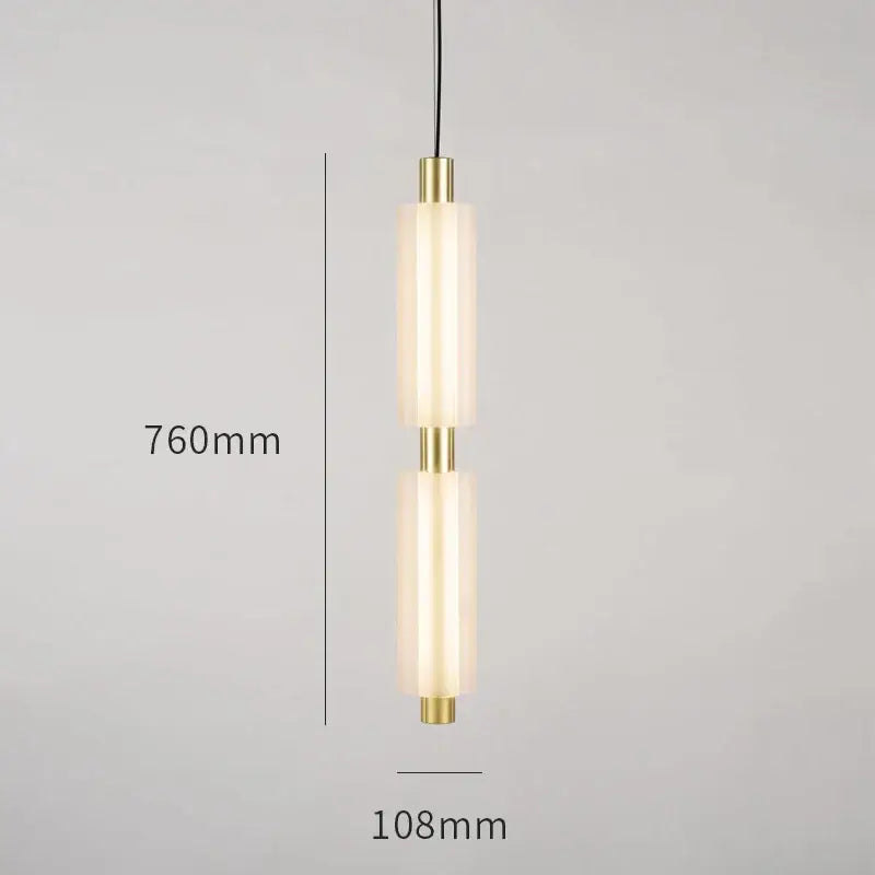 Modern acrylic minimalist pendant lights bedroom led lamp