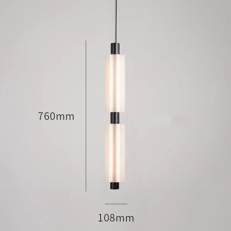 Modern acrylic minimalist pendant lights bedroom led lamp