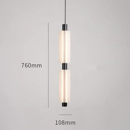 Modern acrylic minimalist pendant lights bedroom led lamp
