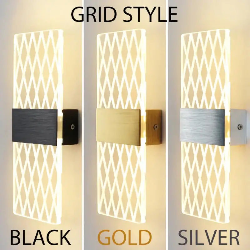 DecorBites™ Acrylic Touch Sensor LED Wall Lamp, Modern Sconces, 6W Indoor Lighting for Home Decor