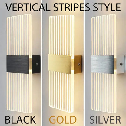 DecorBites™ Acrylic Touch Sensor LED Wall Lamp, Modern Sconces, 6W Indoor Lighting for Home Decor