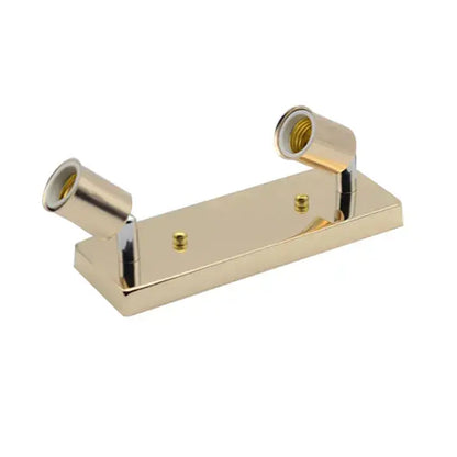 Modern adjustable ceramic ceiling light black chrome & gold bedroom