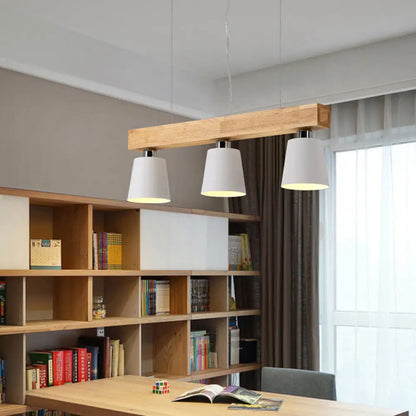 DecorBites™ Modern Adjustable Cone Pendant Lamp - 3/5-Light Island Drop Light in Black/White