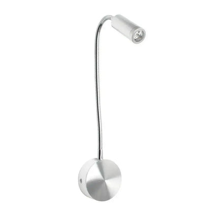 Modern adjustable gooseneck led bedside wall sconces bedroom reading lamp