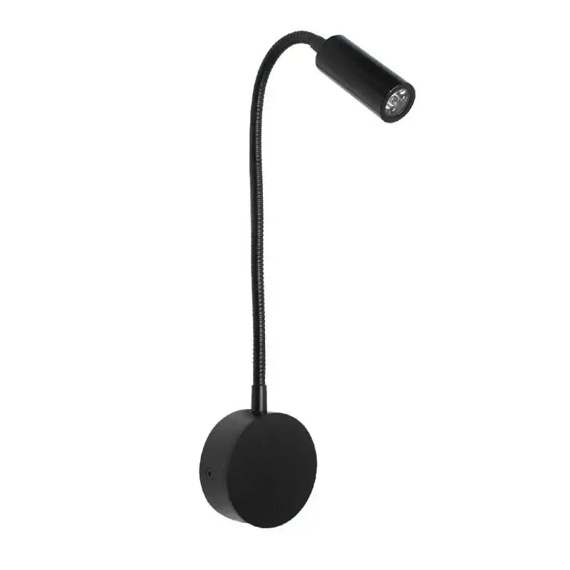 Modern adjustable gooseneck led bedside wall sconces bedroom reading lamp