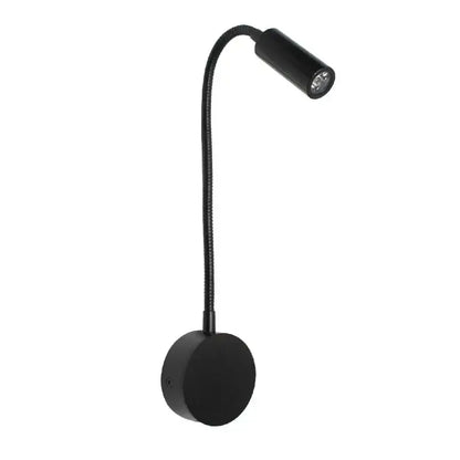 Modern adjustable gooseneck led bedside wall sconces bedroom reading lamp
