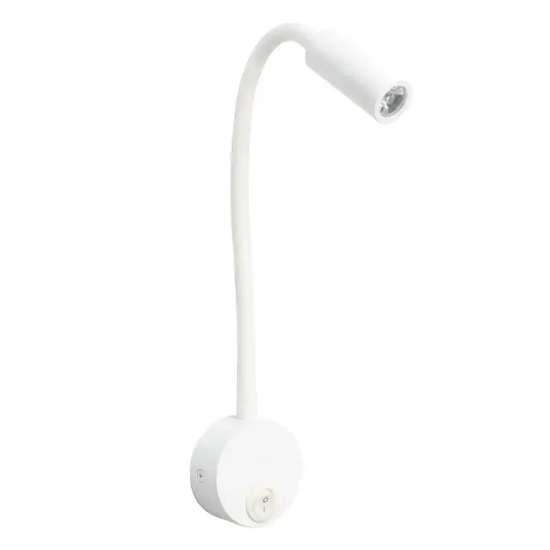 Modern adjustable gooseneck led bedside wall sconces bedroom reading lamp