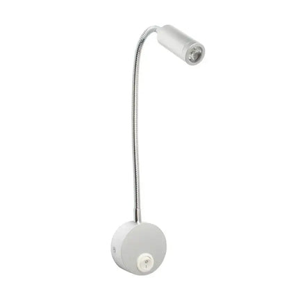 Modern adjustable gooseneck led bedside wall sconces bedroom reading lamp