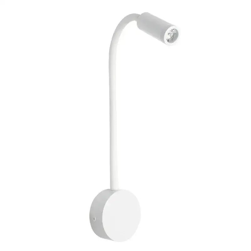Modern adjustable gooseneck led bedside wall sconces bedroom reading lamp