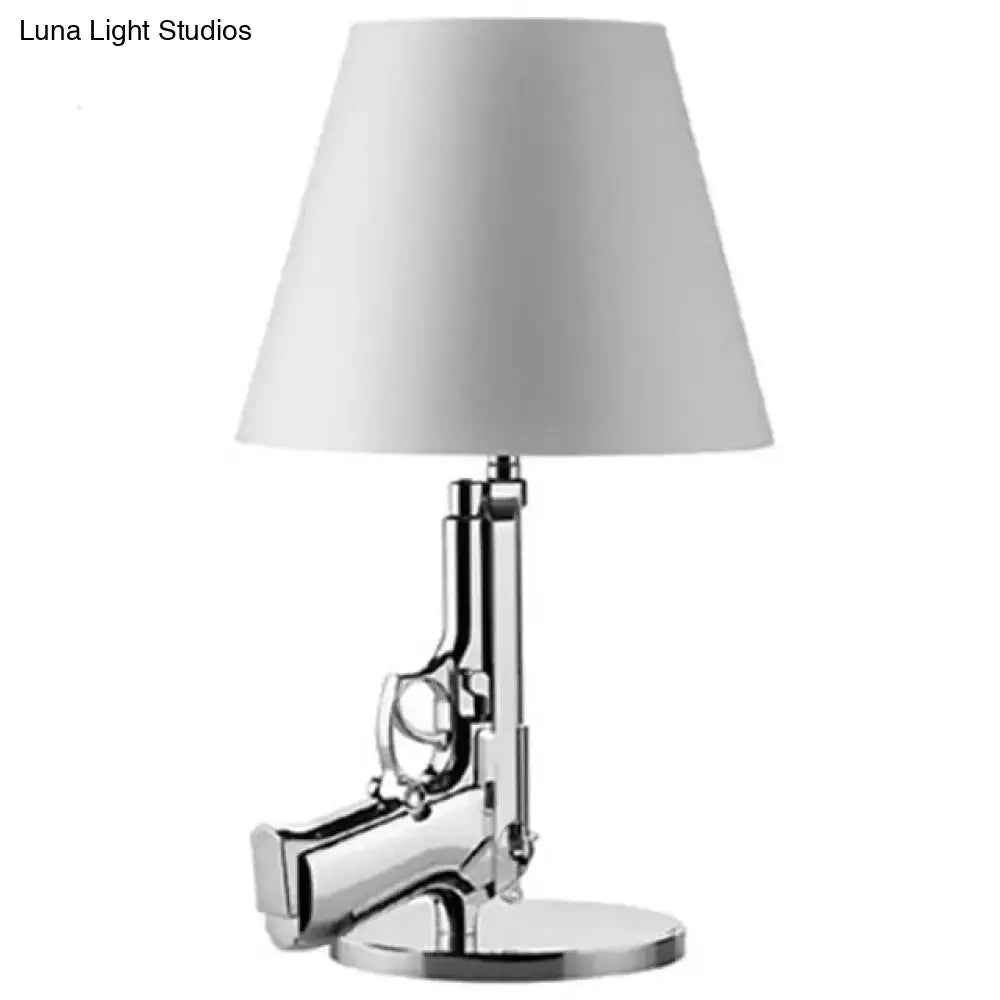 Modern ak47 gun lounge floor lamp – gold & black bedroom light