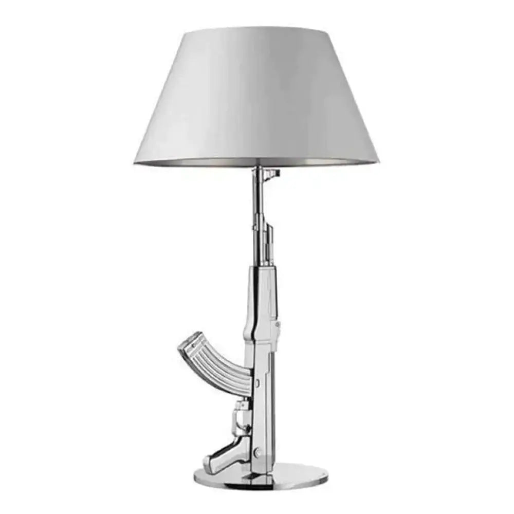 Modern ak47 gun lounge floor lamp – gold & black bedroom light