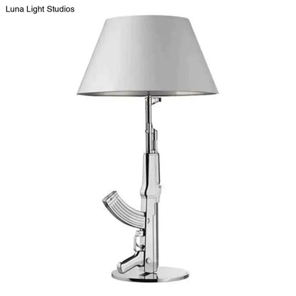 Modern ak47 gun lounge floor lamp – gold & black bedroom light