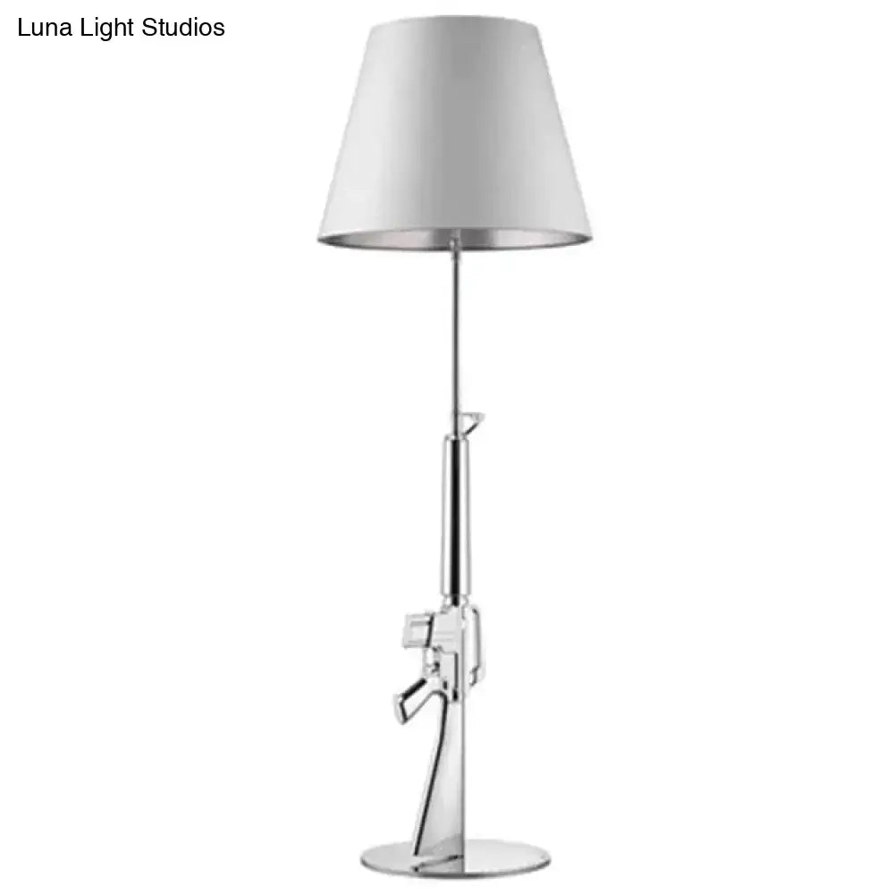 Modern ak47 gun lounge floor lamp – gold & black bedroom light