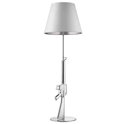 Modern ak47 gun lounge floor lamp – gold & black bedroom light