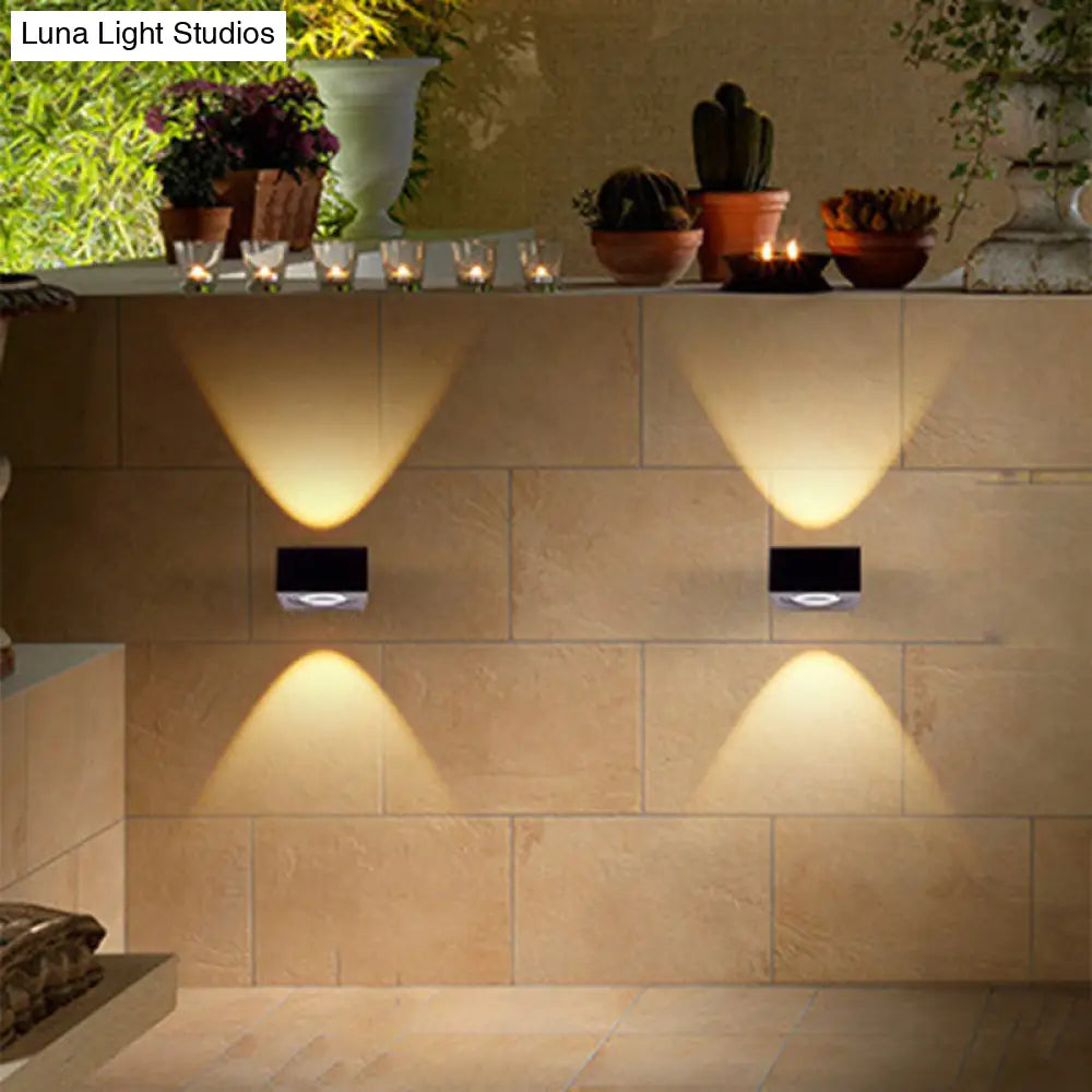 DecorBites™ Modern Aluminum RGB Wall Light - Black/Brushed Silver; Single/Double Sided LED; Ideal for Corridor Lighting